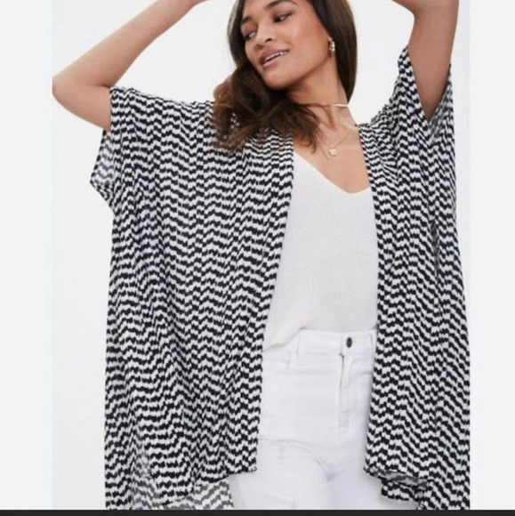 💚5/$25 Oversized Open Front Cardigan Duster Coverup Kimono One Size - Picture 1 of 8
